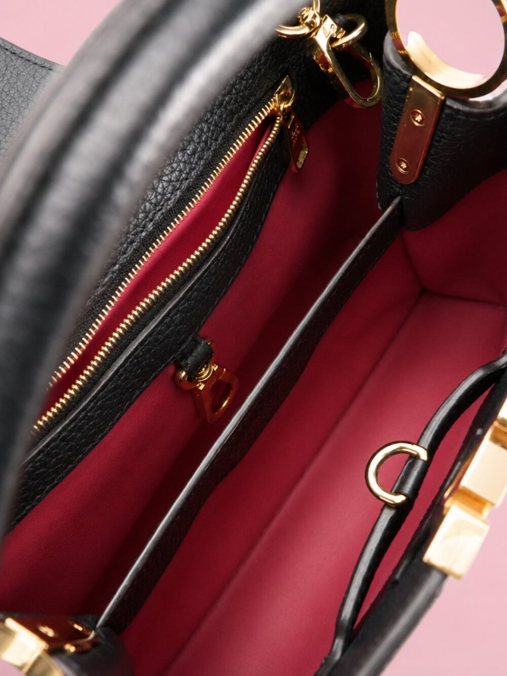 Louis Vuitton Black Taurillon Capucines BB Bag - Picture 5 of 9